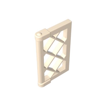 GDS-790 - Window 1 x 2 x 3 Pane Latticed with Thick Corner Tabs