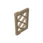 GDS-790 - Window 1 x 2 x 3 Pane Latticed with Thick Corner Tabs
