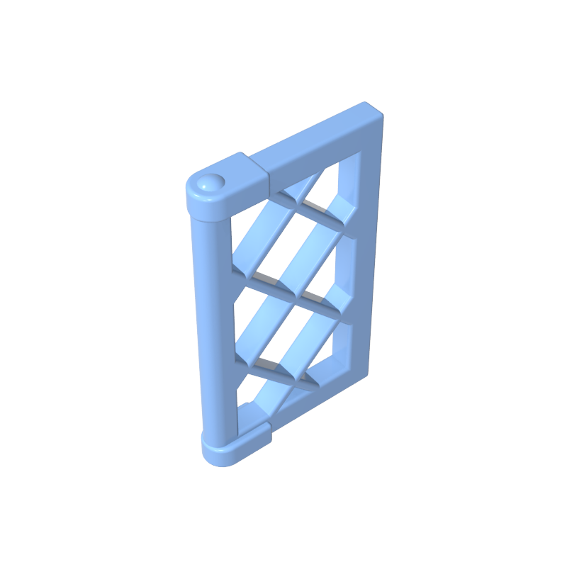 GDS-790 - Window 1 x 2 x 3 Pane Latticed with Thick Corner Tabs