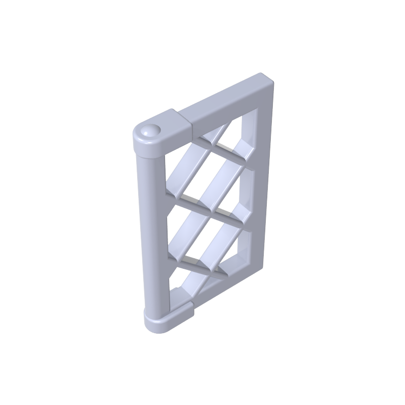 GDS-790 - Window 1 x 2 x 3 Pane Latticed with Thick Corner Tabs