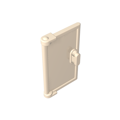 GDS-793 - Door 1 x 2 x 3 with Vertical Handle, New Mold for Tabless Frames