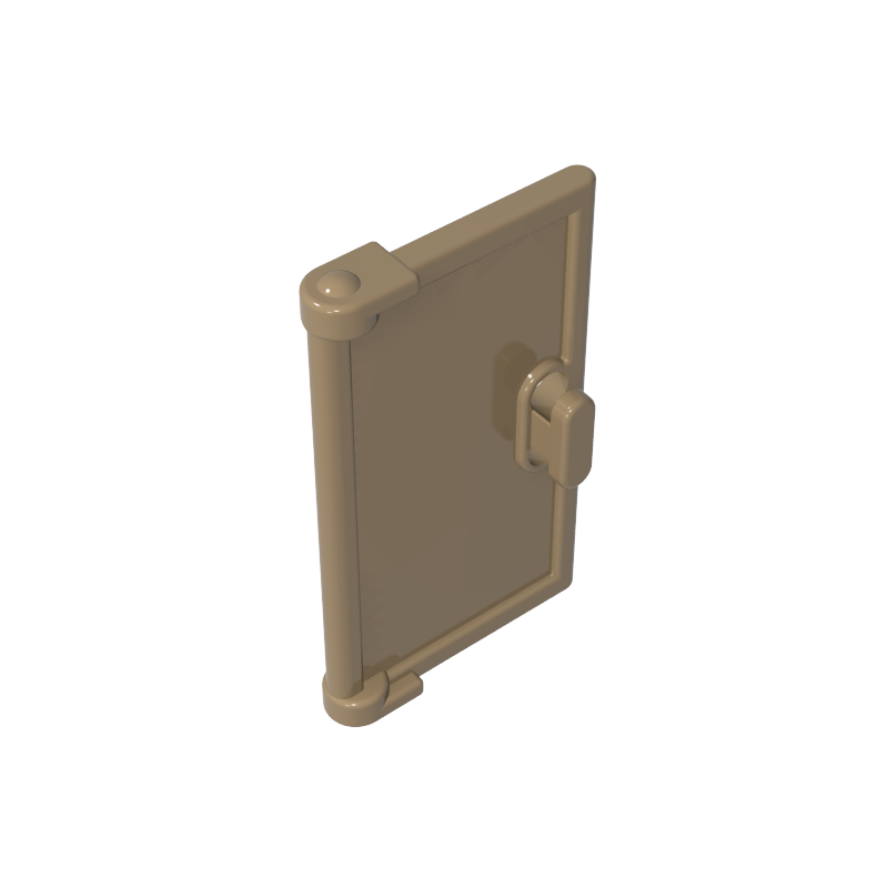 GDS-793 - Door 1 x 2 x 3 with Vertical Handle, New Mold for Tabless Frames