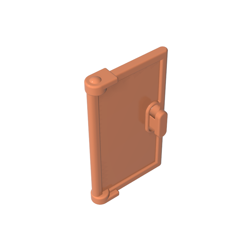GDS-793 - Door 1 x 2 x 3 with Vertical Handle, New Mold for Tabless Frames