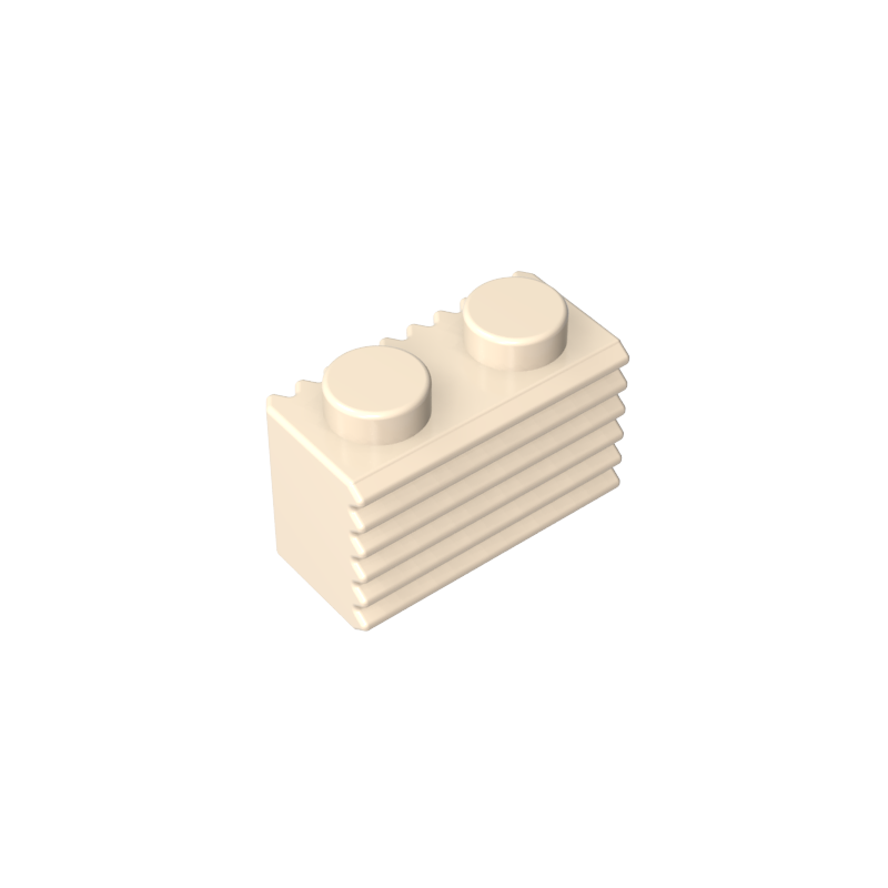 GDS-797 - Brick Special 1 x 2 with Grill
