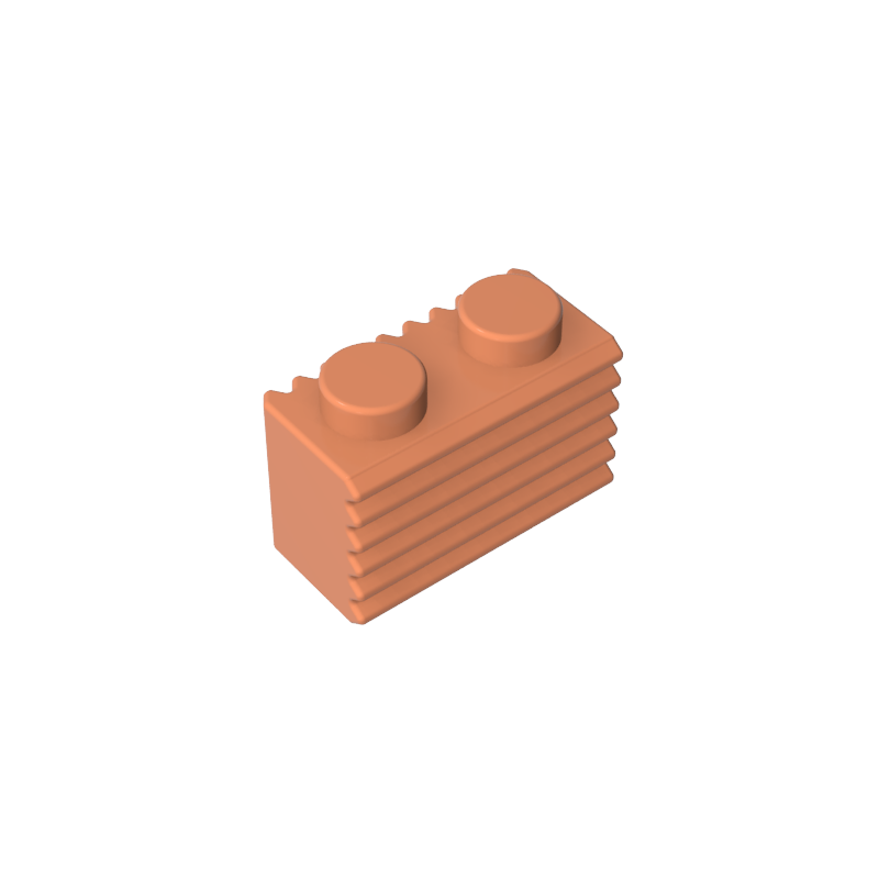 GDS-797 - Brick Special 1 x 2 with Grill