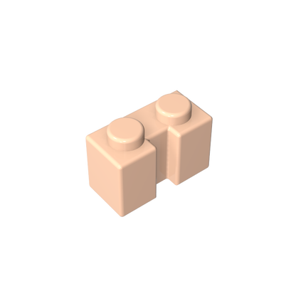 GDS-798 - Brick Special 1 x 2 with Groove
