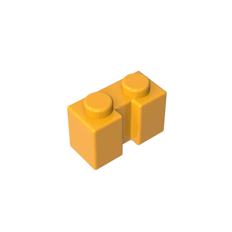 GDS-798 - Brick Special 1 x 2 with Groove