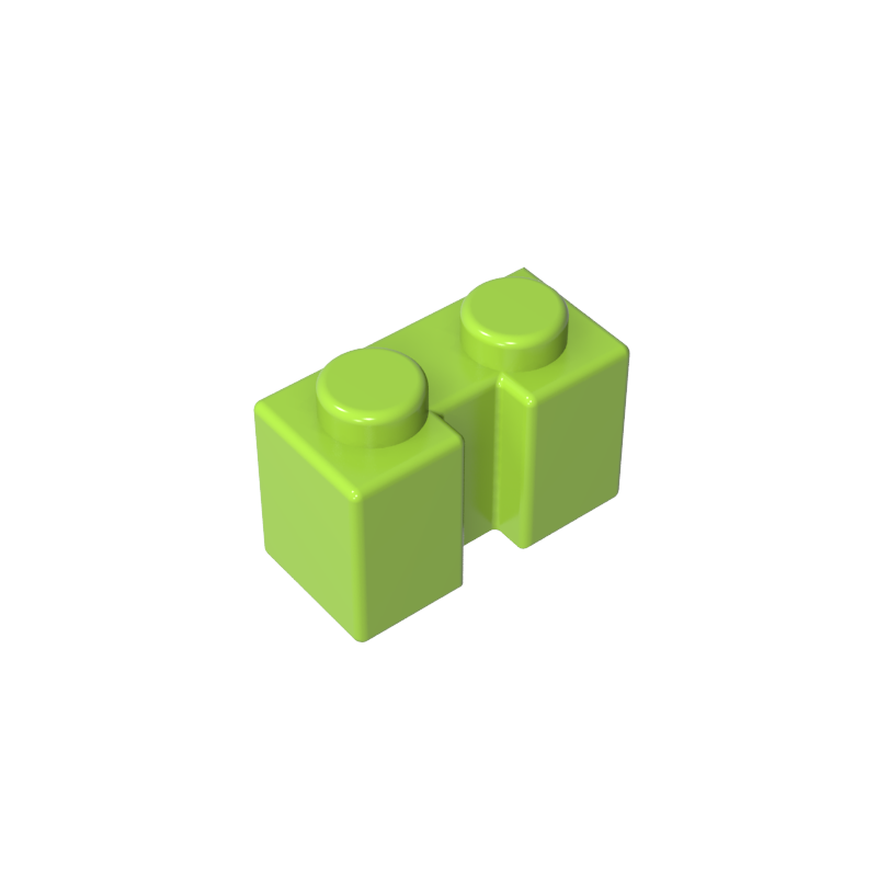 GDS-798 - Brick Special 1 x 2 with Groove