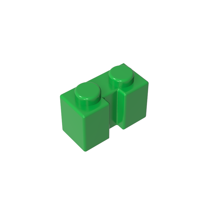 GDS-798 - Brick Special 1 x 2 with Groove