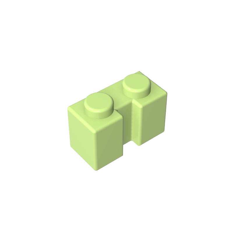 GDS-798 - Brick Special 1 x 2 with Groove