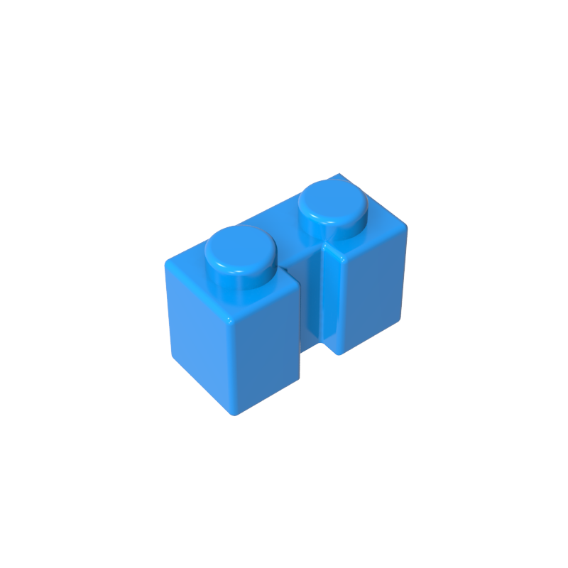 GDS-798 - Brick Special 1 x 2 with Groove