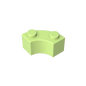 GDS-799 - Brick Round Corner 2 x 2 Macaroni with Stud Notch and Reinforced Underside [New Style]