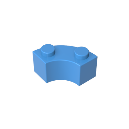 GDS-799 - Brick Round Corner 2 x 2 Macaroni with Stud Notch and Reinforced Underside [New Style]