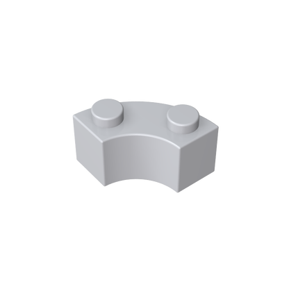 GDS-799 - Brick Round Corner 2 x 2 Macaroni with Stud Notch and Reinforced Underside [New Style]