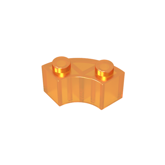 GDS-799 - Brick Round Corner 2 x 2 Macaroni with Stud Notch and Reinforced Underside [New Style]