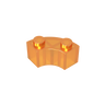 Transparent Bright Orange 182