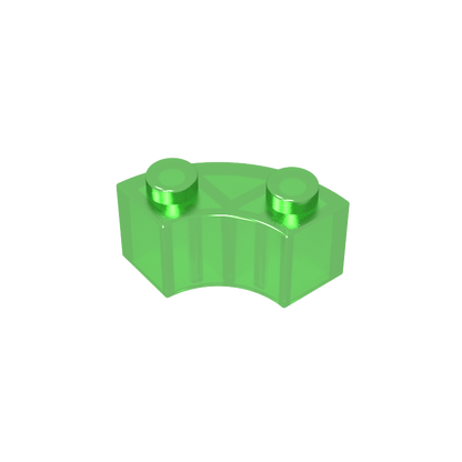 GDS-799 - Brick Round Corner 2 x 2 Macaroni with Stud Notch and Reinforced Underside [New Style]