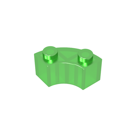 GDS-799 - Brick Round Corner 2 x 2 Macaroni with Stud Notch and Reinforced Underside [New Style]
