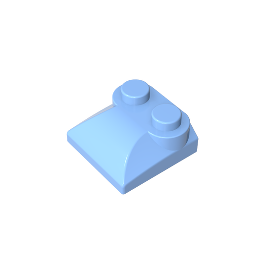 GDS-800 - Brick Curved 2 x 2 x 2/3 Two Studs and Curved Slope End