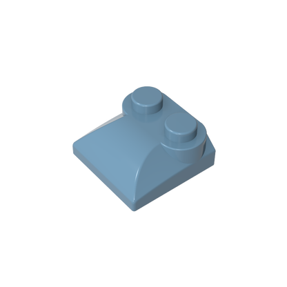 GDS-800 - Brick Curved 2 x 2 x 2/3 Two Studs and Curved Slope End