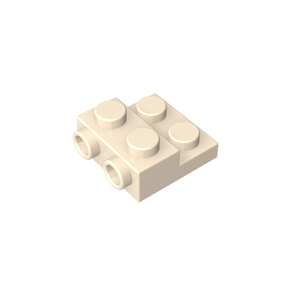 GDS-801 - Plate Special 2 x 2 x 0.667 with Two Studs On Side and Two Raised