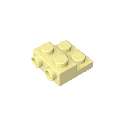 GDS-801 - Plate Special 2 x 2 x 0.667 with Two Studs On Side and Two Raised