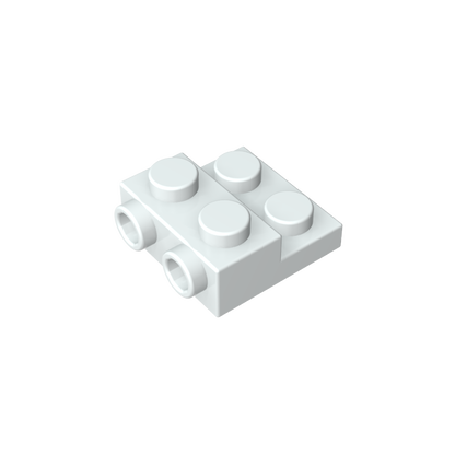 GDS-801 - Plate Special 2 x 2 x 0.667 with Two Studs On Side and Two Raised
