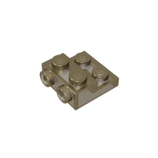 GDS-801 - Plate Special 2 x 2 x 0.667 with Two Studs On Side and Two Raised