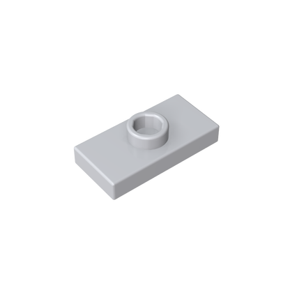 GDS-803 - Plate Special 1 x 2 with 1 Stud with Groove and Inside Stud Holder (Jumper)