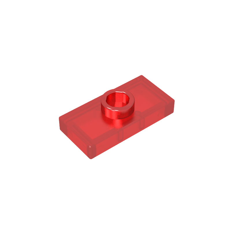 GDS-803 - Plate Special 1 x 2 with 1 Stud with Groove and Inside Stud Holder (Jumper)