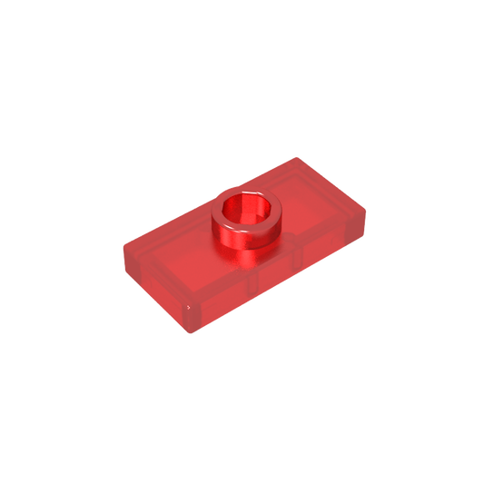 GDS-803 - Plate Special 1 x 2 with 1 Stud with Groove and Inside Stud Holder (Jumper)