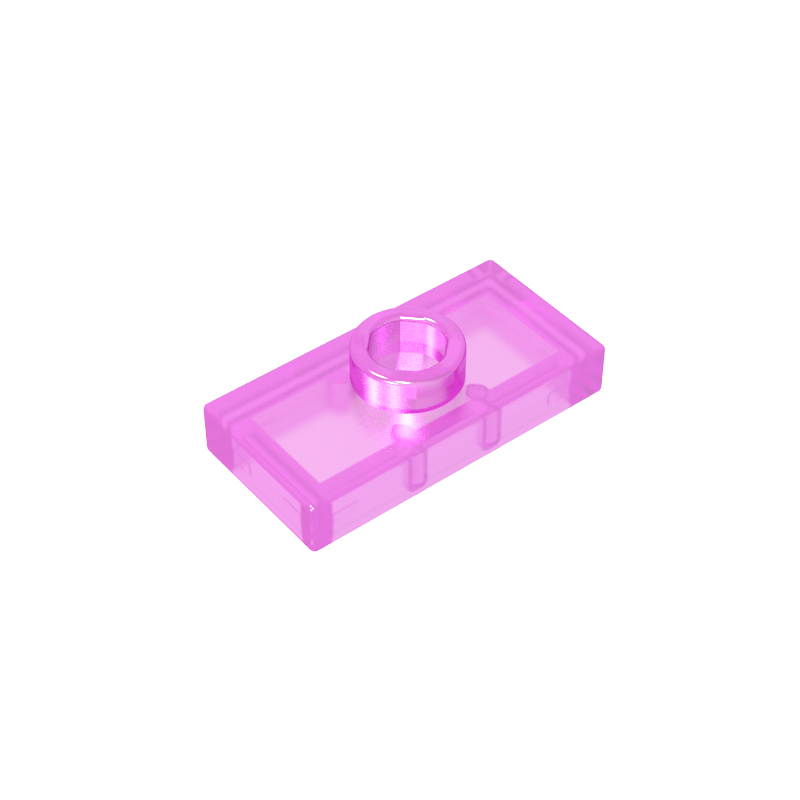 GDS-803 - Plate Special 1 x 2 with 1 Stud with Groove and Inside Stud Holder (Jumper)
