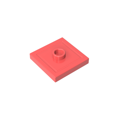 GDS-805 - Plate Special 2 x 2 with Groove and Center Stud (Jumper)