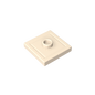 GDS-805 - Plate Special 2 x 2 with Groove and Center Stud (Jumper)