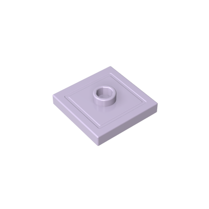 GDS-805 - Plate Special 2 x 2 with Groove and Center Stud (Jumper)
