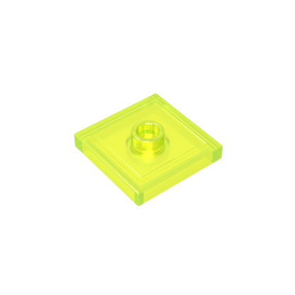 GDS-805 - Plate Special 2 x 2 with Groove and Center Stud (Jumper)