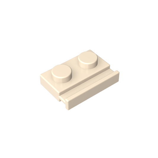 GDS-806 - Plate Special 1 x 2 with Door Rail