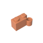 GDS-809 - Hinge Brick 1 x 4 [Lower]