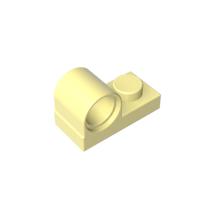 GDS-811 - Plate Special 1 x 2 with Pin Hole on Top