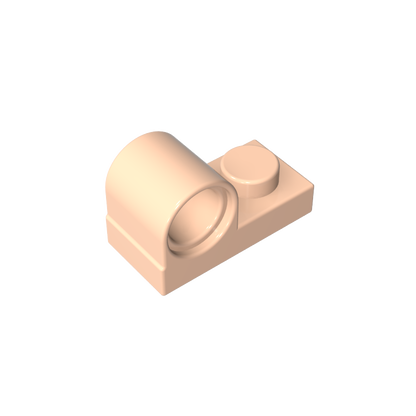 GDS-811 - Plate Special 1 x 2 with Pin Hole on Top
