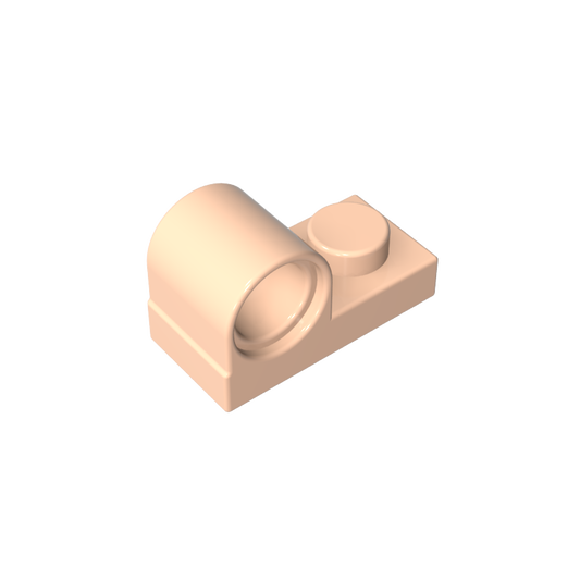 GDS-811 - Plate Special 1 x 2 with Pin Hole on Top