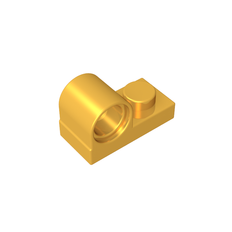 GDS-811 - Plate Special 1 x 2 with Pin Hole on Top