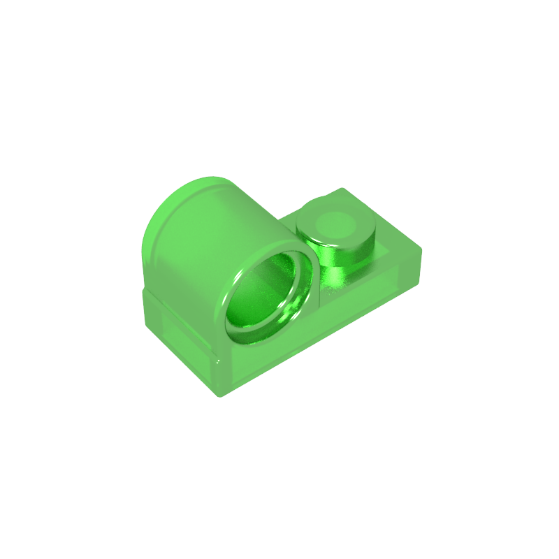 GDS-811 - Plate Special 1 x 2 with Pin Hole on Top