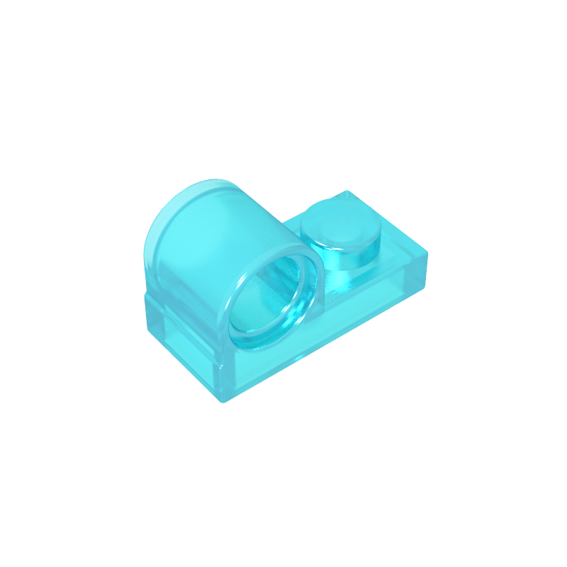 GDS-811 - Plate Special 1 x 2 with Pin Hole on Top