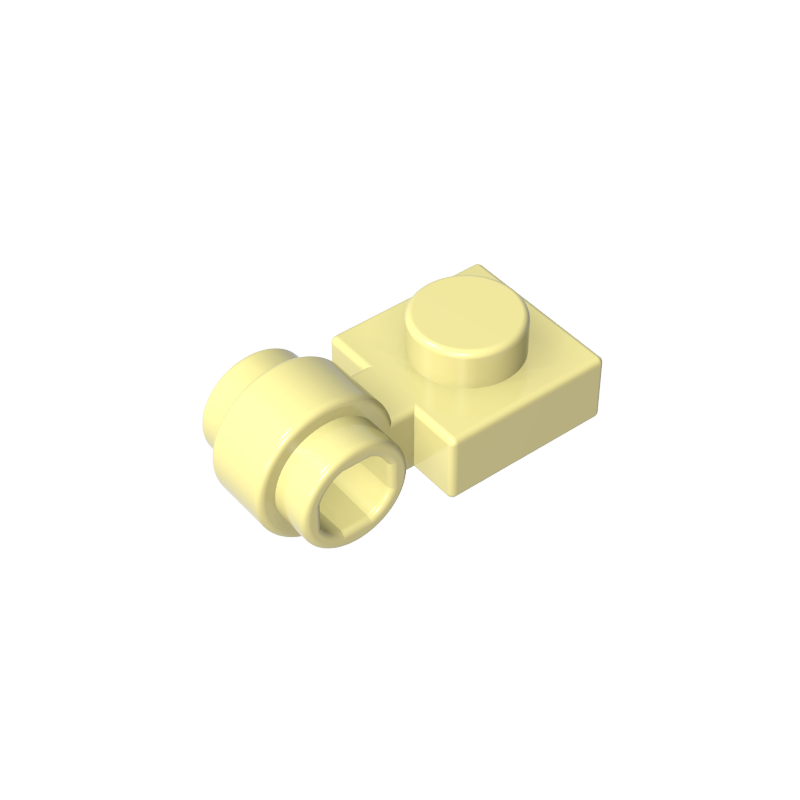 GDS-812 - Plate Special 1 x 1 with Clip Light [Thick Ring]