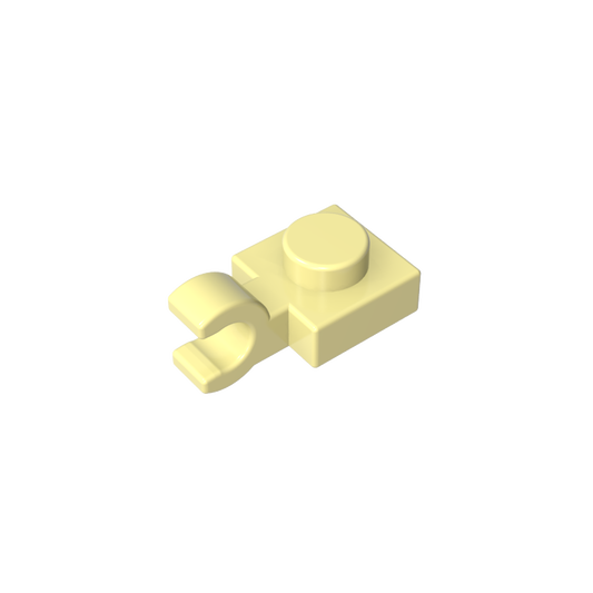 GDS-813 - Plate Special 1 x 1 with Clip Horizontal [Thick U Clip]