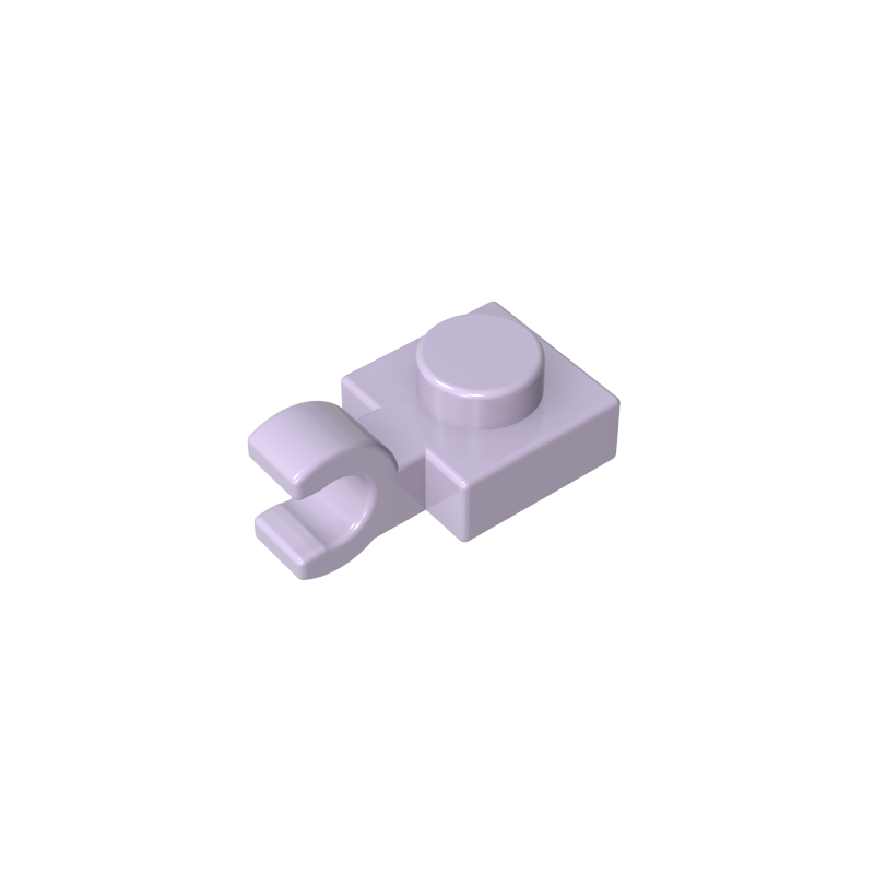 GDS-813 - Plate Special 1 x 1 with Clip Horizontal [Thick U Clip]