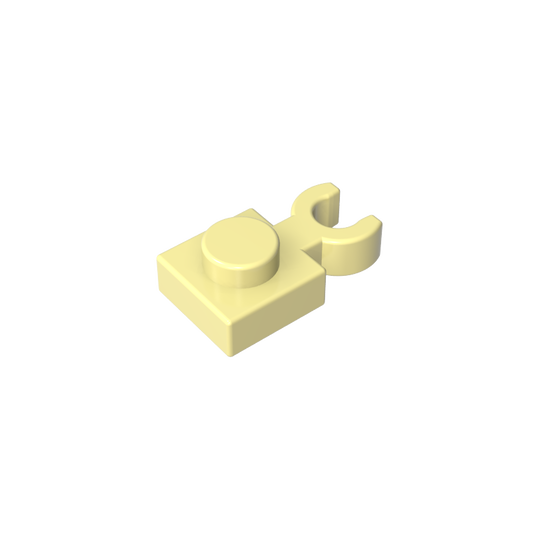 GDS-814 - Plate Special 1 x 1 with Clip Vertical [Thick U Clip]