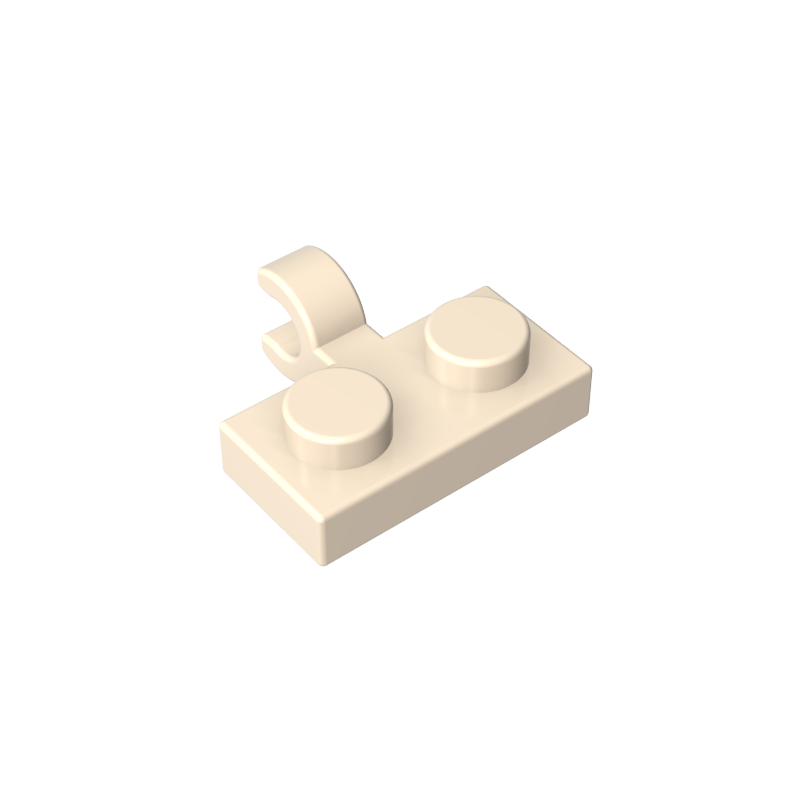 GDS-815 - Plate Special 1 x 2 with Clip Horizontal on Side