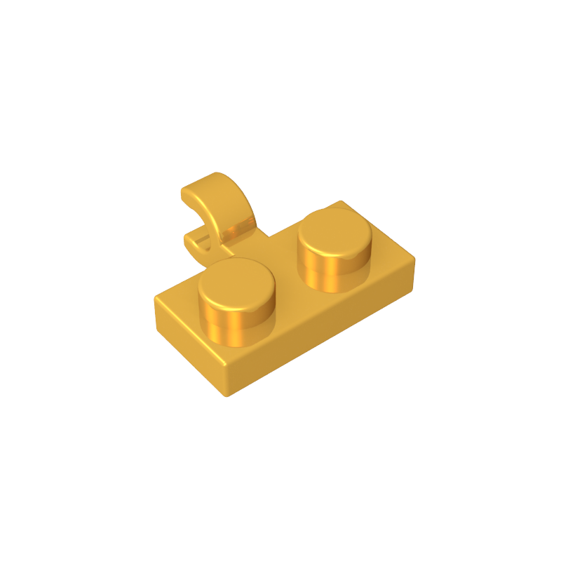 GDS-815 - Plate Special 1 x 2 with Clip Horizontal on Side